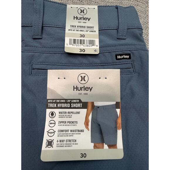 Hurley Trek Hybrid Men’s Shorts Bundle of 2, Size 30 New with Tags - Picture 6 of 9